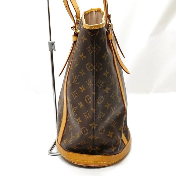 Authentic Louis Vuitton Bucket GM Brown Monogram Tote Bag mn672-121725 - Picture 4 of 16